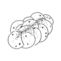 Yom Kippur 2025 Challah (rond)